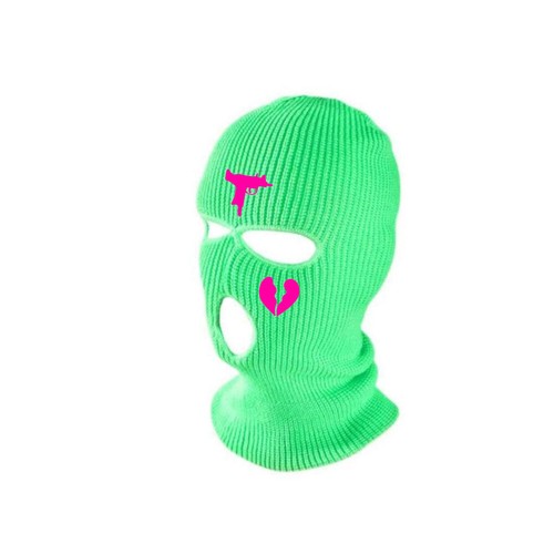 3 Hole Full Face Mask Winter Ski Cap Balaclava Beanie uzi broken heart men women - Picture 13 of 31