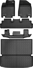 For 2022-2024 Nissan Pathfinder Cargo Liners Trunk Mat with Backrest Floor Mat