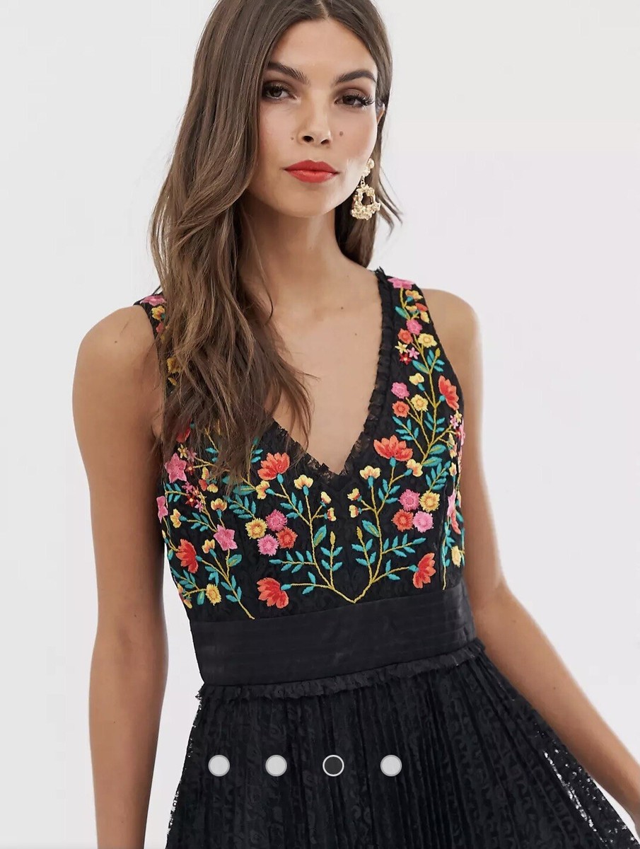 chinese dress ladies Brandie Lace Bodice Chiffon Dress  All Good Things