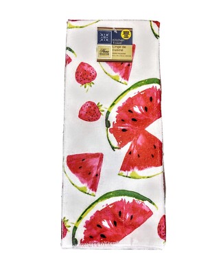 Home Collection Watermelon Fruit Kitchen Hand Towel Summer Luau Decor 15X25