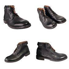 Image of Clarks Men's Clarkdale Bud Black Leather Boots Size UK 11 / EUR 46 26127776