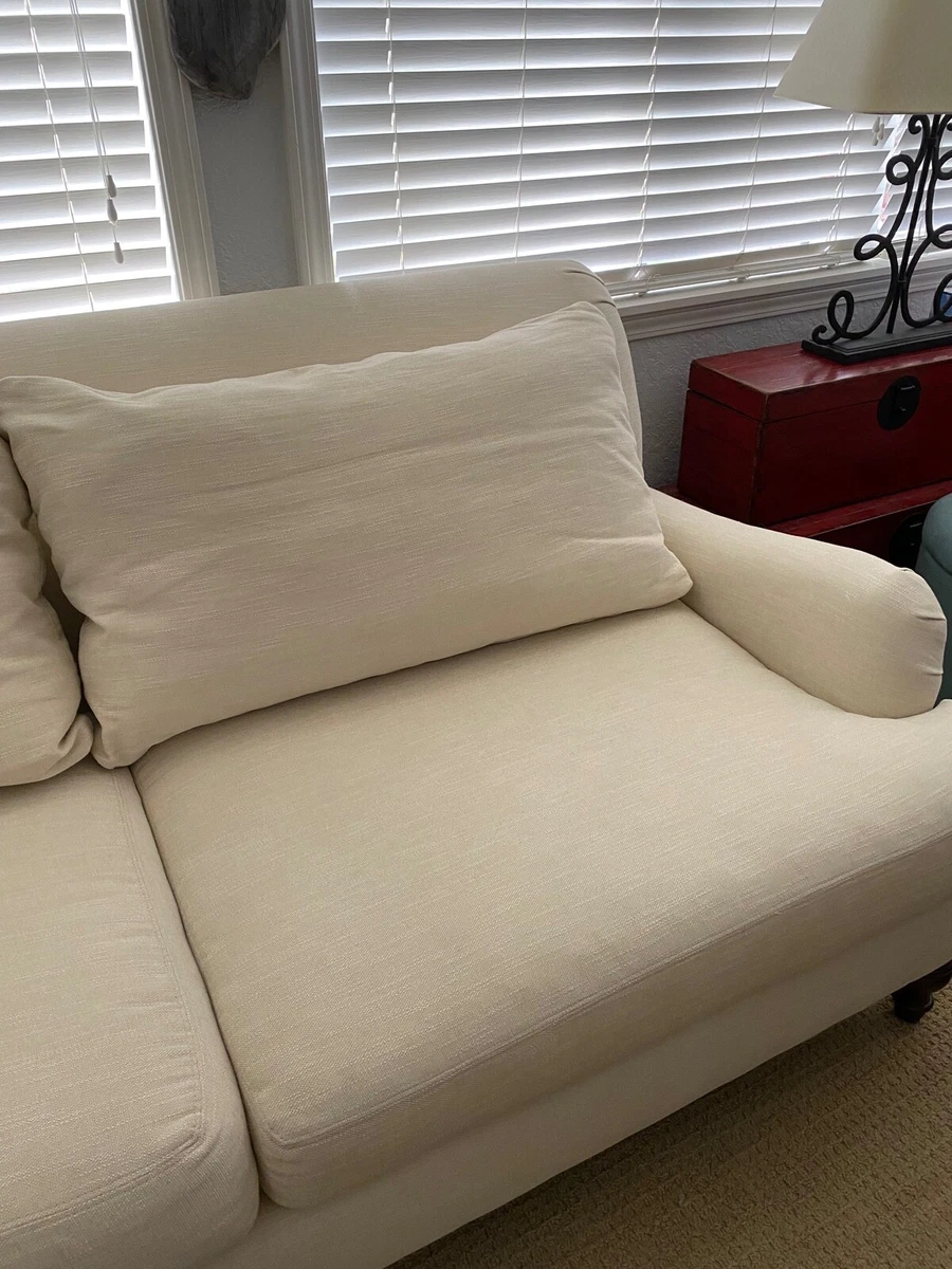 Pottery Barn Carlisle Upholstered Sofa Review Baci Living Room