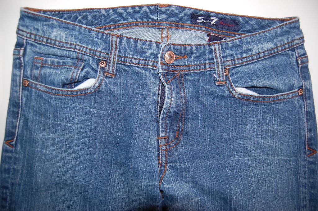 Seven 7 Premium Denim Women's Jeans Sz 31 Dark Wash Flare Leg | eBay