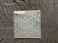 Stampin Up Brick Wall Embossing Folder Used