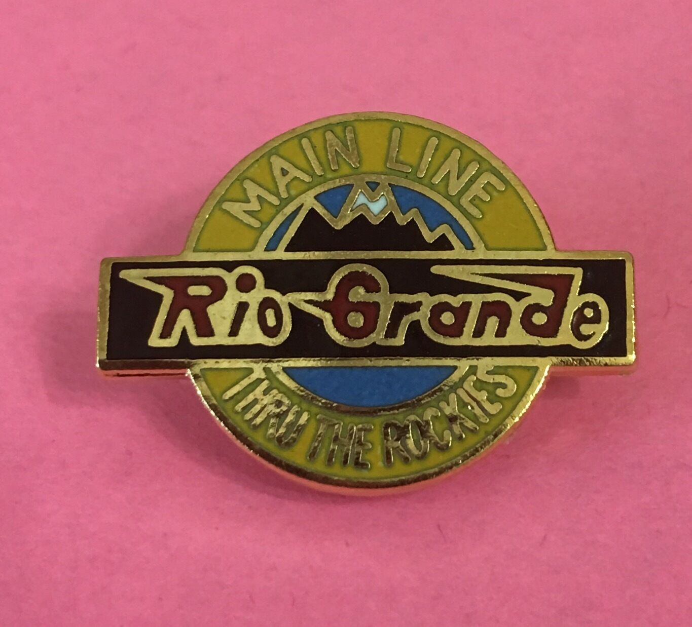 Railroad Hat-Lapel Pin/Tac - DRGW Denver Rio Grande  #1003-NEW