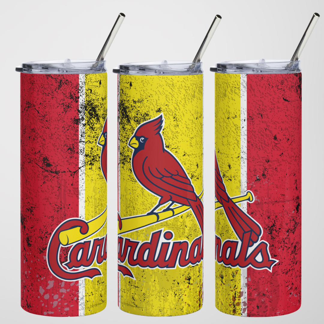 St Louis Cardinals Tumbler 12 oz Stainless Steel Baseball Fan Gear