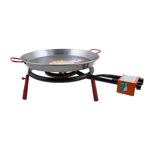 Garcima La Paella Valencia 18 Inch Carbon Steel Paella Pan with 16 Inch