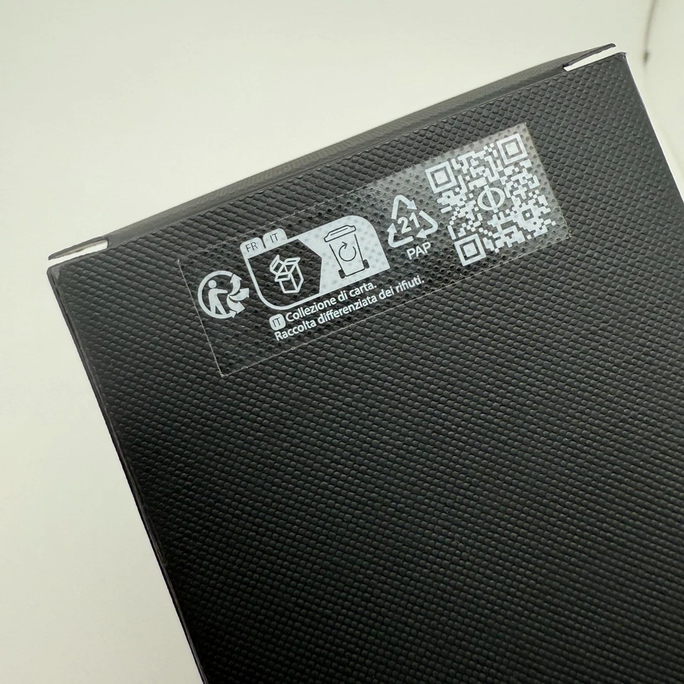 Caja de reloj de viaje Baume & Mercier genuina de cuero negro nunca usada con caja de salida Foto 3 de 4