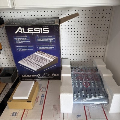Alesis MultiMix 12FXD Channel Mixer w/ Power Supply