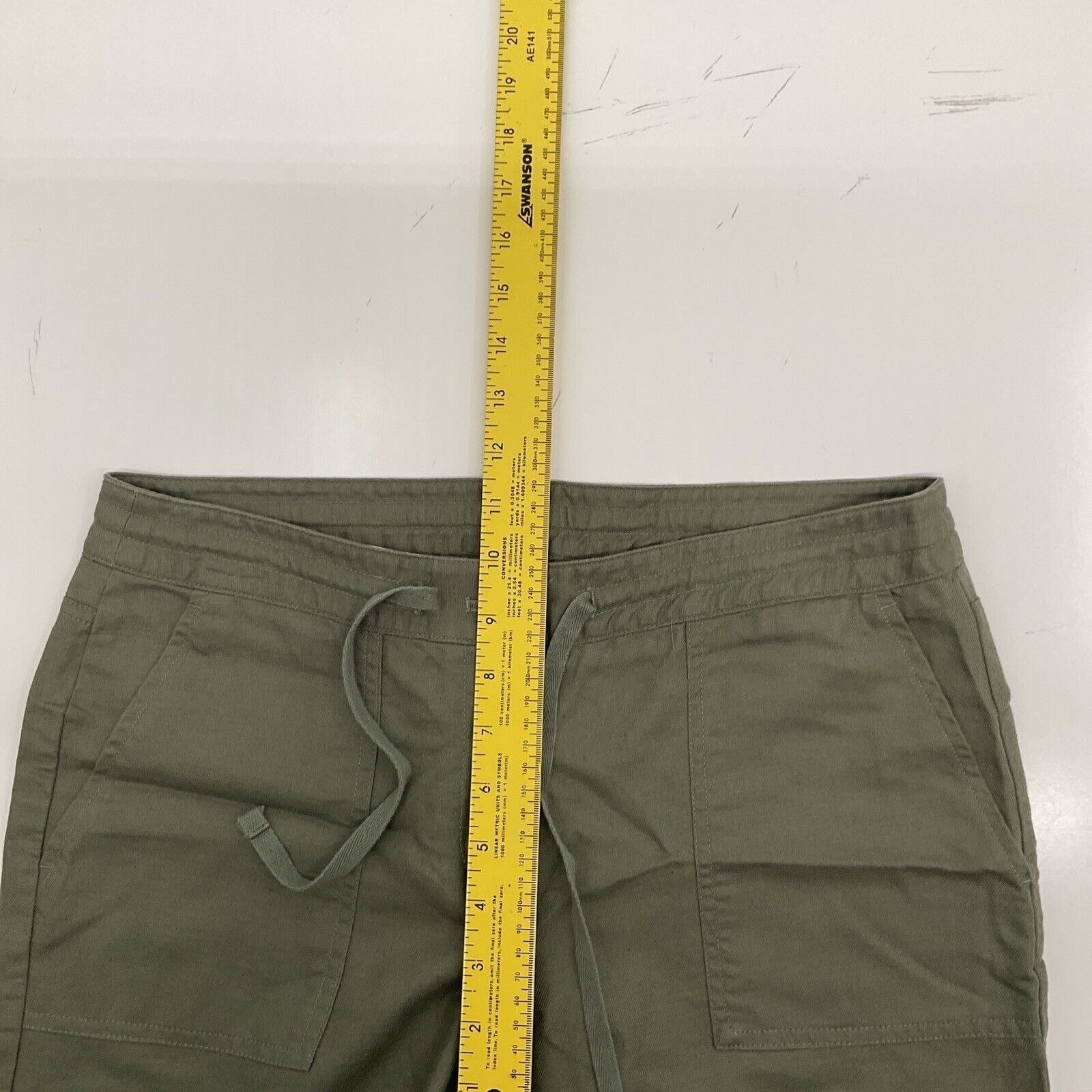 Talbots Pull On Drawstring Linen Blend Pants Wome… - image 9