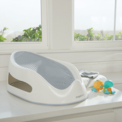 Angelcare Baby Bathtub Support Seat, For Babies 6 Months, Unisex Gray, 1 Count
