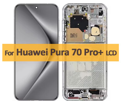 LTPO OLED Display LCD Screen Touch Digitizer White Frame For Huawei Pura 70 Pro+