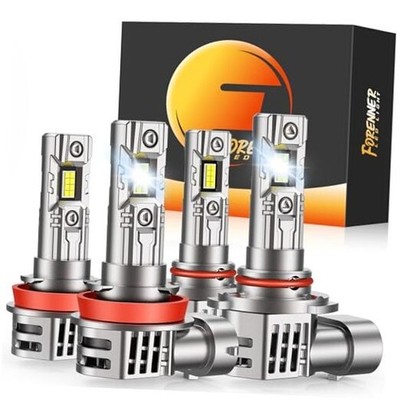  Lastest H11 9005 led bulbs combo,900% Extreme Brightness h8 h9 hb3 H11+9005