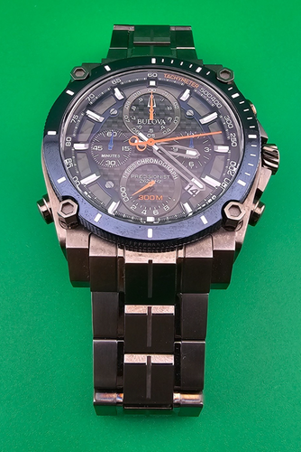 Bulova Men's Icon Quartz Chronograph Date Precisionist Gray Watch ...