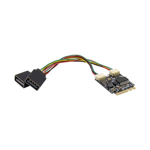M.2 A+E Key M.2 A+E to GL850 2-Port Industrial Control Conversion Card V2B33590 - Afbeelding 3 van 6