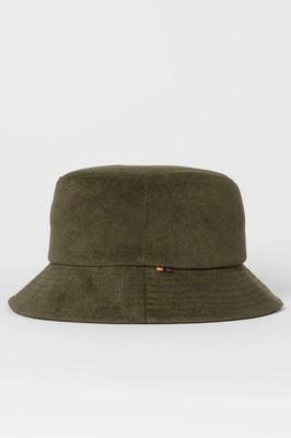 PAUL SMITH PS FROTTEE BAUMWOLLE BUCKET-HUT KHAKI GRÜN MEDIUM UVP £75 NEU MIT ETIKETT