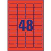 Avery Zweckform Mini-Etiketten, 45,7 X 21,2 Mm, Rot 1 Bis 20 Stk Spare Bis 40%
