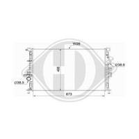 1X KüHler, MotorküHlung Diederichs DCM3906 Passend FüR Ford