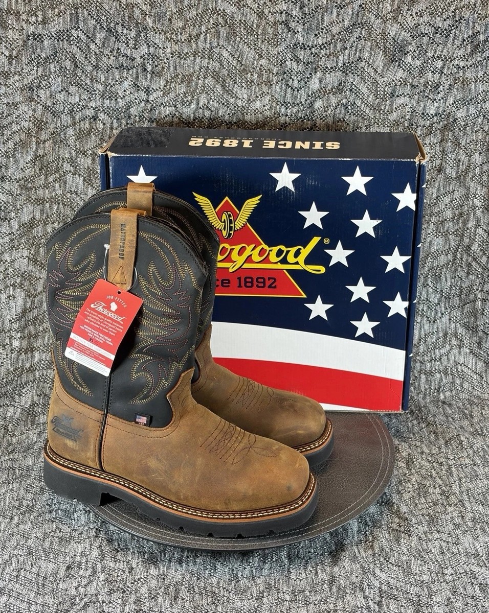 Thorogood American Heritage Square Safety Toe Wellington  display picture 3