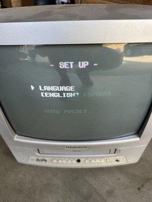 Magnavox 13 Inch Tv Vcr Combo TESTED 13  Color  Television Mc13d1mg01