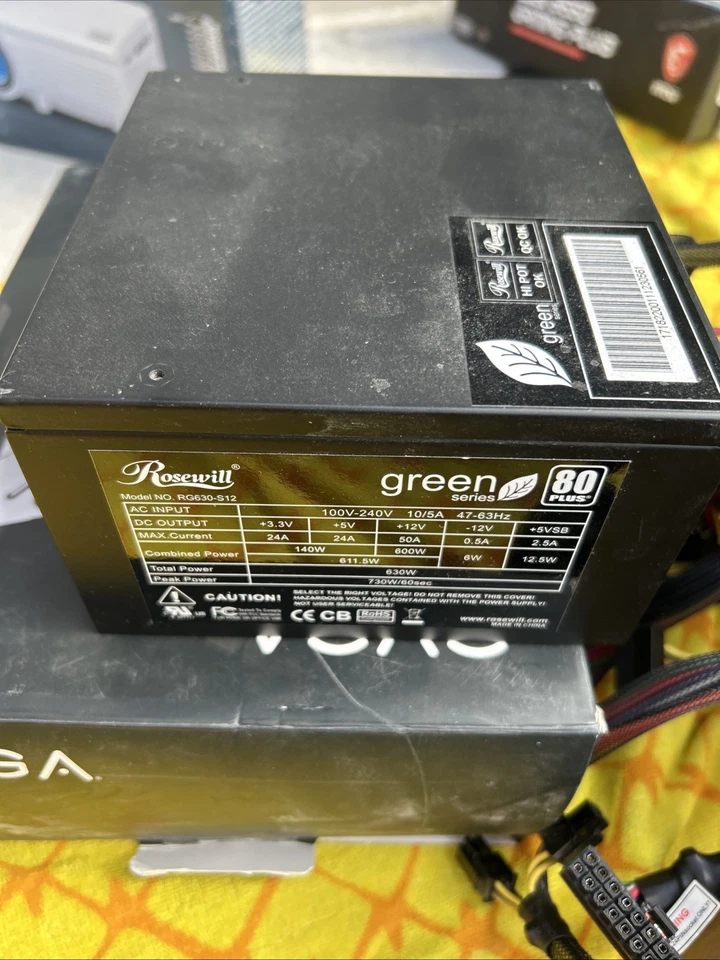 ROSEWILL ATX Power Supply 630W | RG630-S12 Green Series 80 PLUS - Image 2 of 4