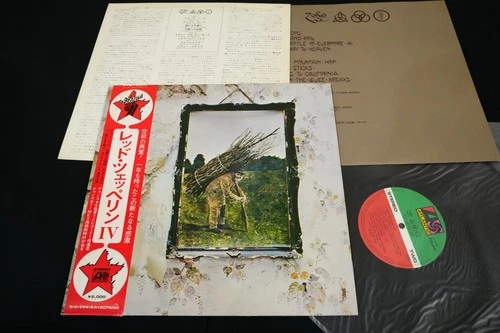 LED ZEPPELIN IV - JAPAN 1st pressing VINYL LP 'ROCK AGE' OBI GATEFOLD P-8166A