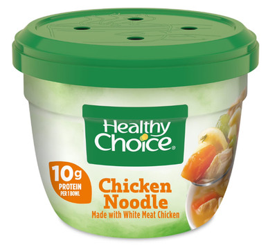 Healthy Choice Chicken Noodle Soup, Microwave Bowl, 14 oz.