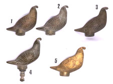 Vintage Brass Quail Hose Spigot Valve Handle CHOICE VARIOUS PATINAS