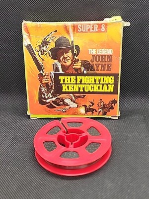 John Wayne in The Fighting Kentuckian - Super 8 8mm Film Home Movie *Box Damage