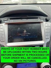 Hyundai Tucson Oem Front Radio Navigation Screen Monitor Cd Player 2009-2013 Hyundai Tucson Oem Front Radio Navigation Screen Monitor Cd Player 2009-2013