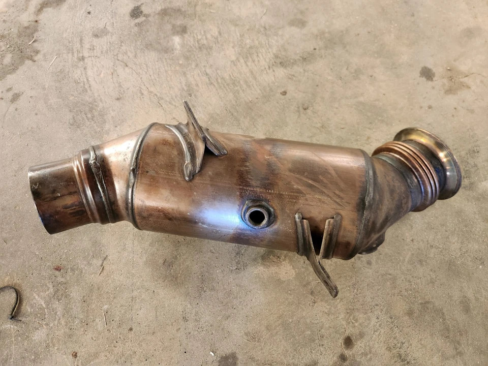 BMW F01 F10 E70 535 640 740 X5 X6 N55 Engine Exhaust Cat Converter Downpipe OEM✅ Foto 2 de 4