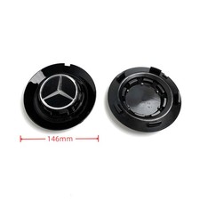 4x Mercedes 146MM Wheel Hub Caps Centre Caps  AMG C E GLC GLE Class