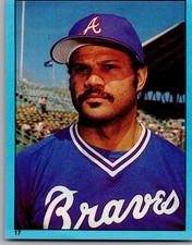 1982 Topps #17 Chris Chambliss Coming Soon Stickers