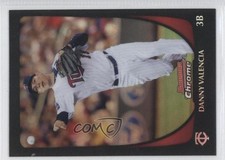 2011 Bowman Chrome Refractor Danny Valencia #134 1d0