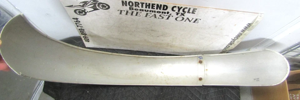 Protector guardabarros rueda trasera Indian Scout 741 vintage metal desnudo RF199 Foto 4 de 4