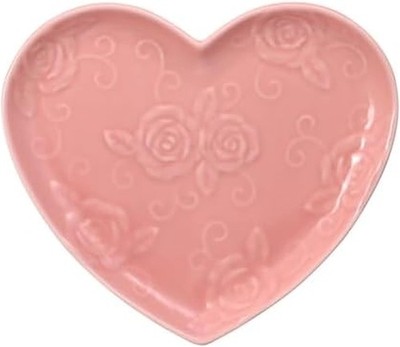 Pfaltzgraff Tearose Heart Salad Dessert Plate, 9'' Pink