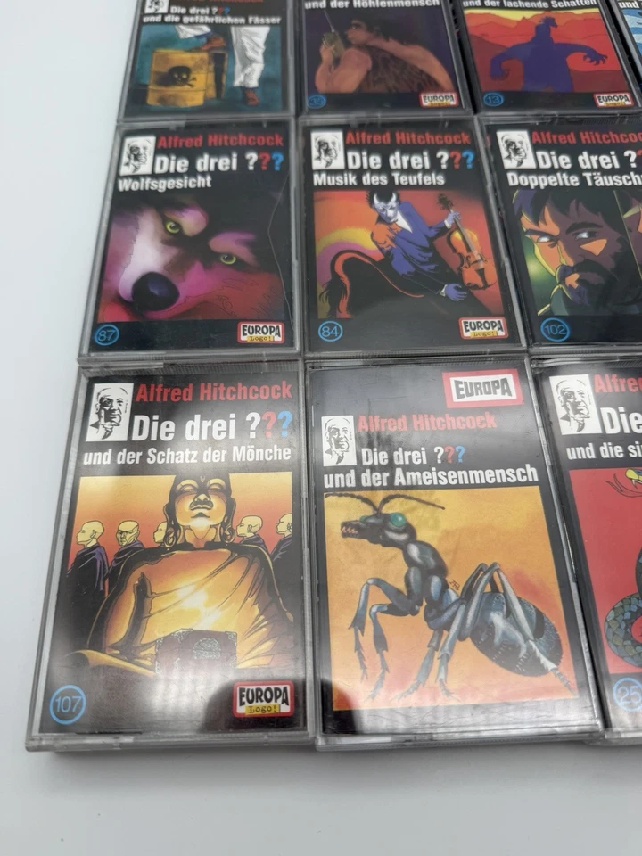 16x Die Drei Fragezeichen Kassetten Kassette Hörbuch Hörspiel gebraucht - Bild 2 von 4