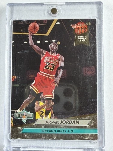 Fleer 1992-93 Ultra NBA Jam Session Insert Michael Jordan #216 Bulls