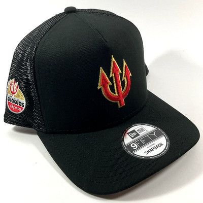 New Era El Paso Diablos Exclusive Chihuahuas Blk 9FIFTY A-Frame Snapback Hat Cap