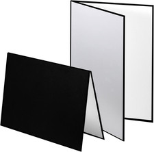 3 in 1 Photography Reflector Cardboard, 12 X 8 Inch Folding Light Diffuser Board