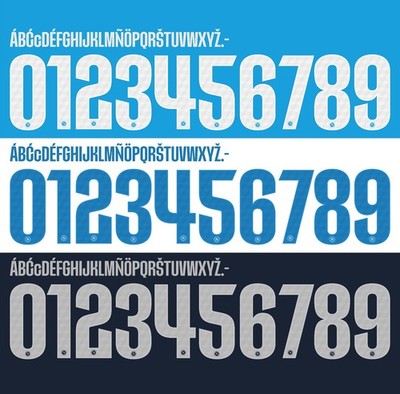 Name&Number Set For SSC Napoli 2025/2026 Home/Away Football Soccer