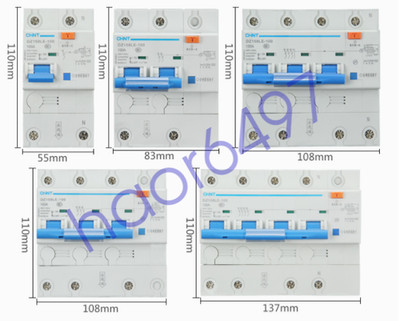 Chint DZ158LE Series Air-Switch Circuit Breaker C-Type DZ158LE-100  Brand