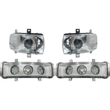 Led Headlight Kit For Case/ih 450 Steiger Flood/spot Combo Off-road Light