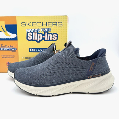 Skechers All Terrain Wide Fit Memory Foam Men’s 11 Gray Navy Sneakers Skechers Men main image 3