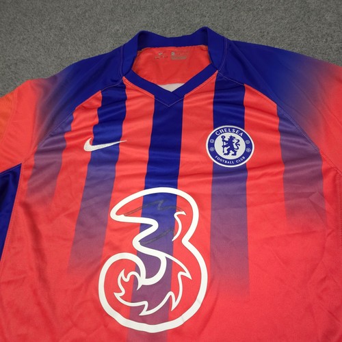 Chelsea fc Jersey mens XLARGE pink football 2020-21 third kit Nike Size XL - Picture 2 of 11