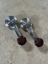 Vintage 1960s-1970s Gm Corvette Interior Window Crank Handle Pair Maroon Knobs