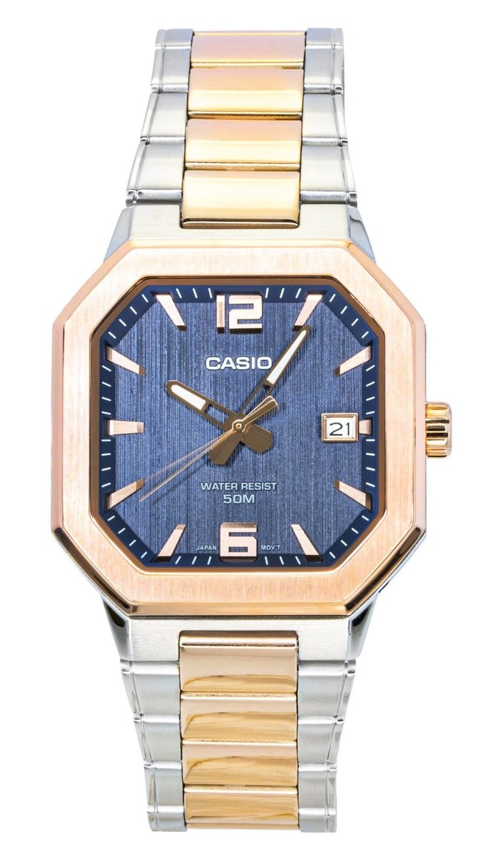 Casio Black Dial Stainless Steel Quartz Sports 50M MTP-B195RG-2AV