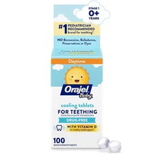 Pediatrician-Approved Infant Cooling Teething Tablets for Drug-Free Relief