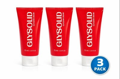 Glysolid Glycerin Cream Dry Skin 75ml 3 Pack