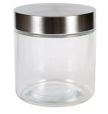 Glass Jars with Stainless Steel Lids - 29.75 fl. oz